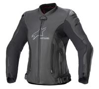 Alpinestars Stella Gp Plus V4, veste en cuir/textile pour femmes 50 Noir/Noir Noir/Noir