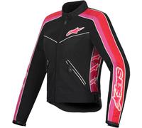 Alpinestars Stella T-Dyno Air Veste textile de moto pour femmes, noir-rose, taille L