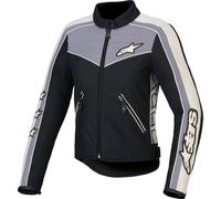 Alpinestars Stella T-Dyno WR Veste textile de moto pour femmes, noir-gris, taille S