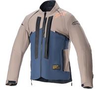 Alpinestars Techdura Veste de motocross, Marron/bleu, Taille M