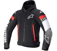 Alpinestars Zaca Air, veste textile imperméable 4XL Noir/Blanc/Rouge Néon Noir/Blanc/Rouge Néon