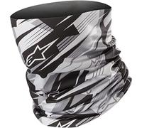 Alpinestars Blurred Neck Tube Mens Neck Gaiter One Size Black Anthracite