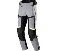 Alpinestars Pantalon moto Bogota' Pro Drystar - Gris glacé / Gris foncé / Jaune fluo - XXL