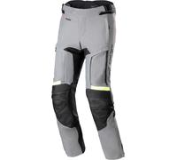 Alpinestars Bogota Pro Drystar 3 Saison Pantalon textile de moto imperméable, gris-jaune, taille 4XL pour homme