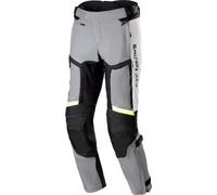 Alpinestars Bogota Pro Drystar 4 Seasons pantalon textile de moto imperméable, gris-jaune, taille 4XL pour homme