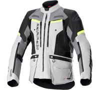 Alpinestars Bogota Pro Drystar® veste textile de moto imperméable, gris, Taille M