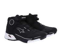 Alpinestars CR-X, chaussures Drystar 10.5 US Noir/Blanc Noir/Blanc