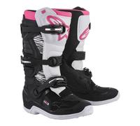 Alpinestars Bottes Cross Stella Tech 3 Noir/Blanc/Rose Femme EU 38