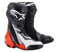 ALPINESTARS Bottes Supertech R Black / Red Fluo / White / Gray 46