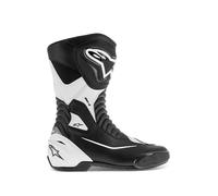 Alpinestars Bottes de Moto SMX S - Noir/Blanc - Taille 48