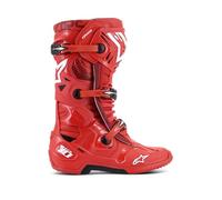 Alpinestars Bottes de motocross Tech 10, Rouge, 44.5 EU