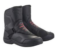 Alpinestars Ridge V2 Bottes de moto imperméables, noir-rouge, taille 43