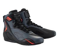 Alpinestars Faster-4 Chaussures de moto, noir-gris-rouge, taille 37 40 pour homme