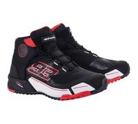 Alpinestars MM93 CR-X Drystar Chaussures de moto, noir-blanc-rouge, taille 38