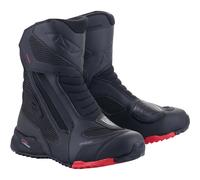 Alpinestars Bottes Moto RT-7 Drystar Noir Rouge Pour Vélo Tout-Terrain