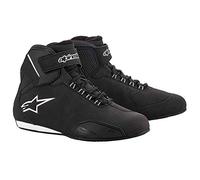 Alpinestars Stella Sektor Imperméable chaussures de moto de dames, noir-argent, taille 38 pour femmes