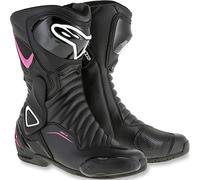 Alpinestars Bottes moto Stella Smx-6 V2 Black Fuchsia White, Noir/Blanc/Fuchsia, 41