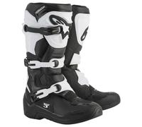 Bottes moto cross Alpinestars tech 3 offroad black and white 43