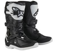 Alpinestars Tech 3S Bottes de motocross pour enfants, Blanc/Noir, Taille 29