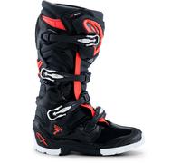 Alpinestars Bottes Enduro Tech 7 Drystar – Imperméables – Noir/Rouge néon/Blanc – 10 US