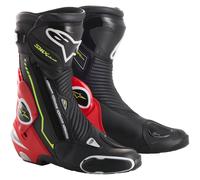 ALPINESTARS Bottes S-MX Plus Black / Red Fluo / White / Yellow Fluo 36