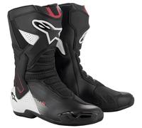 Alpinestars Bottes de moto SMX-6 V3 Graphic Noir-Blanc Taille 50 Homme