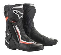 Alpinestars SMX Plus V2, bottes 43 EU Noir/Blanc/Rouge Néon Noir/Blanc/Rouge Néon