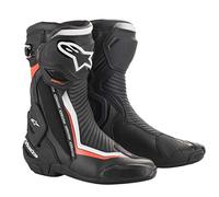 Alpinestars BOTTES SMX PLUS V2 NOIR/BLANC/ROUGE FLUO 44