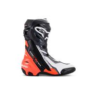 Alpinestars Bottes Supertech R Noir / Rouge fluo / Blanc / Gris Taille 46