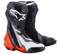 ALPINESTARS Bottes Supertech R Black / Red Fluo / White / Gray 41
