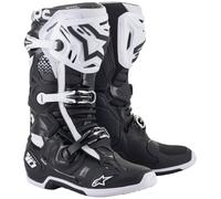 Alpinestars Tech 10 Bottes motocross, noir-blanc, taille 43 pour homme