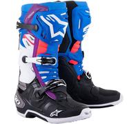 ALPINESTARS Bottes Tech 10 Supervented Black / Enamel Blue / Purple / White 10 (EU 44.5)