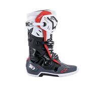 Alpinestars Bottes Tech 10 Supervented - Couleurs Passées Black White Mid Gray Red