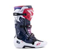Alpinestars Bottes Tech 10 Supervented Night Navy White Rainbow