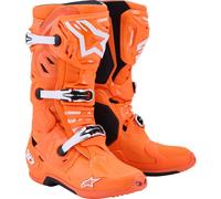 Alpinestars Bottes de cross Tech 10 Supervented Orange Néon/Noir/Blanc Taille 8 US