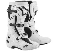 Alpinestars Tech 10 Supervented Bottes de motocross, blanc, taille 43 pour homme