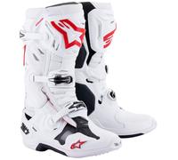 ALPINESTARS Bottes Tech 10 Supervented White / Bright Red 13 (EU 48)