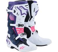 ALPINESTARS Bottes Tech 10 White / Violet / Navy Blue / Pink Fluo 9