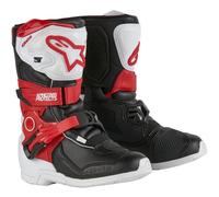 ALPINESTARS Bottes Tech 3S Kids White / Black / Bright Red 2024 10 (EU 28)