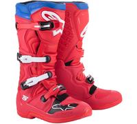 Alpinestars Tech 5, bottes 13 US Rouge/Bleu/Noir Rouge/Bleu/Noir