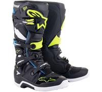 ALPINESTARS Bottes Tech 7 Black / Enamel Blue / Yellow Fluo 13 (EU 48)