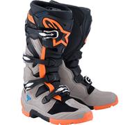 Alpinestars Tech 7 Enduro, bottes 12 US Noir/Gris/Orange Néon Noir/Gris/Orange Néon