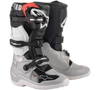 ALPINESTARS Bottes Tech 7S Junior Black / Silver / White / Gold 8 (EU 42)