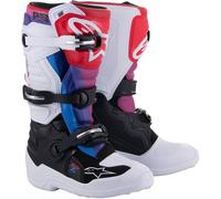 ALPINESTARS Bottes Tech 7S Junior White / Black / Rainbow 6 (EU 39)