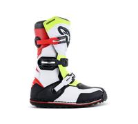 Alpinestars Bottes Tech-T White Red Yellow Fluo Black