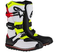 ALPINESTARS Bottes Tech T White / Red / Yellow Fluo / Black 7 (EU 40.5)