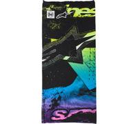 Alpinestars Buff Ignite Couvre-chef multifonctionnel, noir/jaune, Taille unique