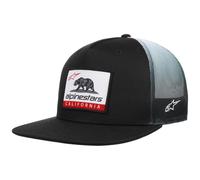 Alpinestars Cali Gradient Trucker Cap, noir/blanc, Einheitsgröße