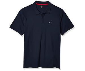 Alpinestars Capital Polo Polo à Manches Courtes, Tissu piqué Coupe Classique, Logo Poitrine HD caoutchouté Homme Capital Polo Navy FR: 2XL (Taille Fabricant: 2XL)