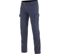 Alpinestars Cargo Pantalon textile moto, bleu, taille 28 pour homme